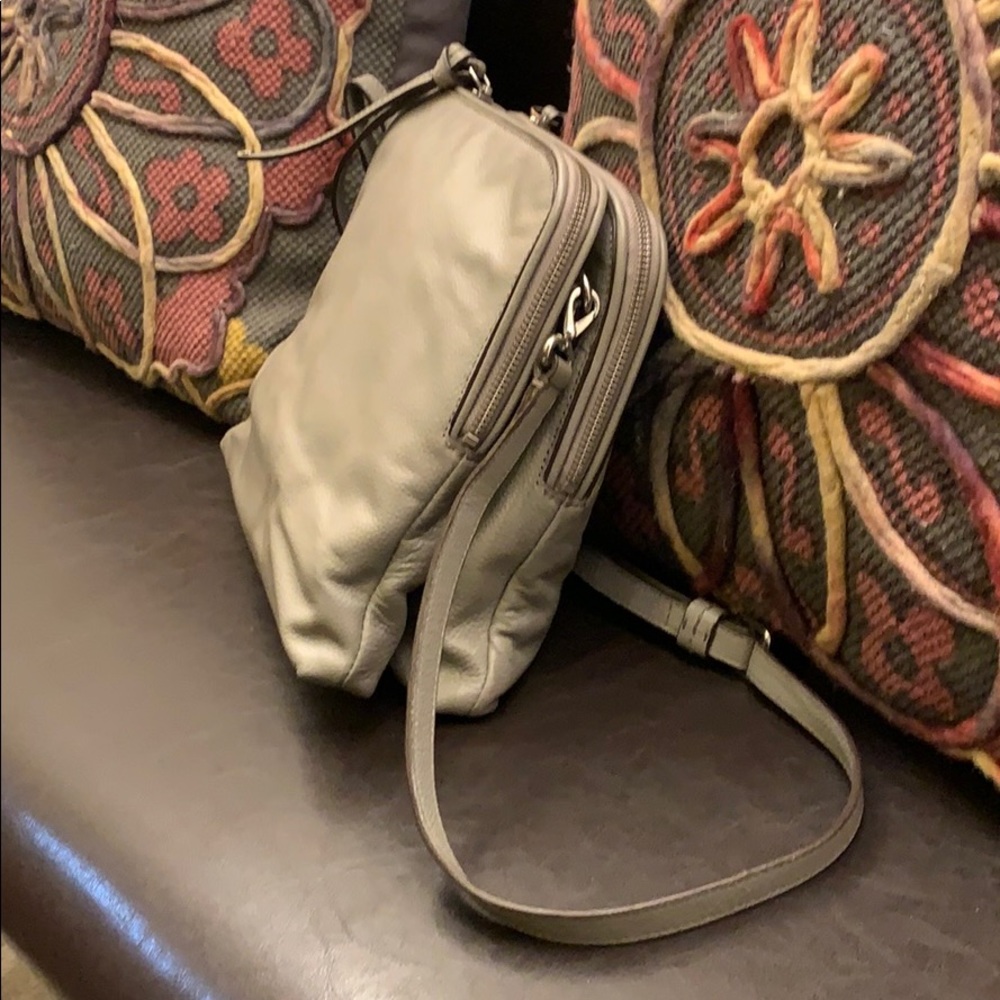 Banana Republic Grey leather purse